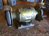Hartford heavy duty ball bearing 1/2 HP grinder model 6410. Runs. Cord has been taped.