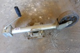 Trailer jack with swivel caster, max load 1,000 lbs.