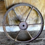 Steel implement wheel is 34