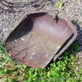 Rusty old slush bucket with look great in your yard with some flowers - 3' across.
