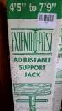 Two new in box Extend-O-Post adjustable support jacks. 4'5
