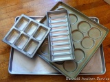 Commercial baking pans. Sheet pan is 26