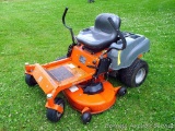 Husqvarna RZ4623 zero turn lawnmower with a Kohler Courage 23 twin cylinder engine. Oil level and