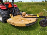 Land Pride RCR1860 five-foot 3-point brush mower. We cut long grass with this and it works well.