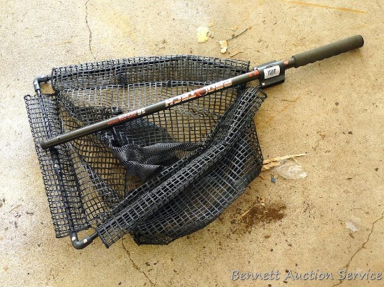 Frabill 36" graphite landing net. Extents to 5'. Is 3' collapsed.