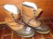 Sorel men's winter boots, marked on bottom 69. Removeable liners. Toe to heel measures 13-1/2