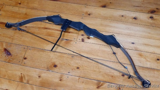 Golden Eagle compound bow is unmarked as to draw length and weight, stands 49".