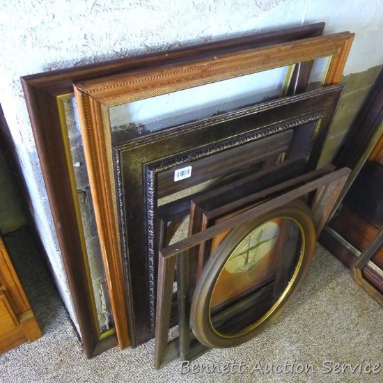 Variety of picture frames up to 29" x 41".