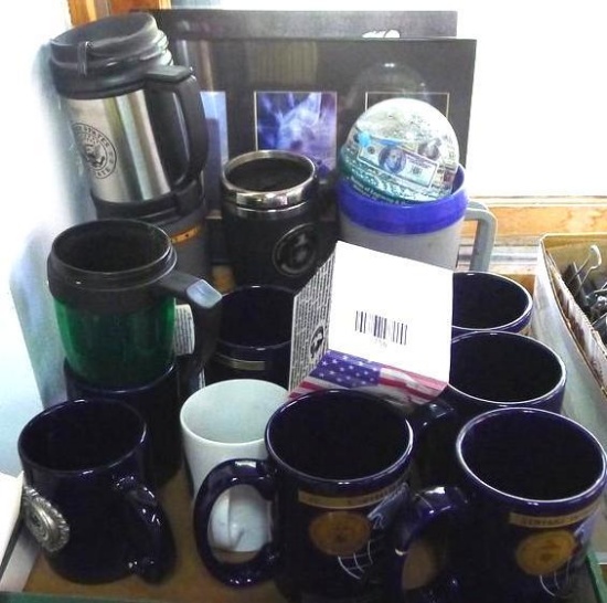CIA mugs, travel mugs, more.