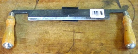Greenlee draw knife is 16" across and in good condition.