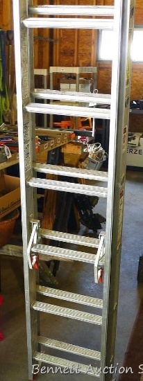 Werner 16' aluminum extension ladder.