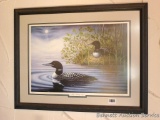 Framed, matted and signed print 