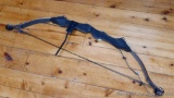 Golden Eagle compound bow is unmarked as to draw length and weight, stands 49