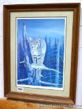 Print of bobcat 