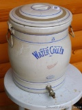 Red Wing 5 gallon stoneware water cooler with lid. Very nice condition, no cracks or chips noticed.