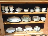 Dishes from several different sets. Includes 2 handled serving dish, 14