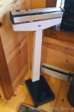 Health o Meter zero balance doctor's scale is model 230. Has a 350 lb capacity. Looks to be about