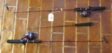 Two Zebco Dock Demon fishing rod and reels - great for the grandkids at only 2-1/2' long. Plus an