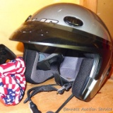 HJC CL-33 size Medium helmet with microphone, speaker, two visors.