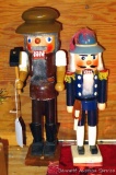 Two Nutcrackers, tallest is from Hallmark and stands 15