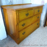 Wonderful antique dresser has four dovetailed drawers. Dresser is in good condition, drawers slide