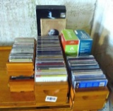 CDs and cassette tapes including nature sounds, Leann Rimes, Garth Brooks, Willie Nelson, Paul Simon