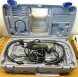 Dremel 400 XPR with case, flexible extension, some bits, manual, etc. Turns on.