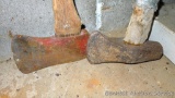 Single bit ax needs a handle, splitting maul does as well. Assorted handles, dowels, pipes are not