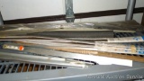 Flooring seam binders, aluminum angle, more. Most pieces around 3'.