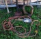 Garden fork/cultivator; ground tamper with 4