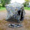 Skyline Cover hunting blind is about 80