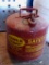 5 gallon Eagle gas can is about 13
