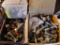 Large lag screws and bolts. Screws are 3-3/8