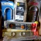 NIP coupler handles for trailer hitches, battery hold-down kit, Wels Lamont work gloves, paper towel