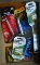 Master Lock and Reese hitch pins, most NIP; plus some automotive fuses. Some hitch pins have
