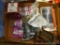 Chain, cotter pins, hanger iron, heavy hex nuts (NIP), more. Largest box of cotter pins is 8-1/4