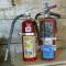No shipping. Two fire extinguishers. Both are charged, Taller is about 16