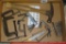 Claw hammer, hex wrench sets and c-clamps, finishing nail punches and more.