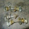 Three sets of glass door knobs 2