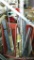 Misc. pieces of aluminum, steel, threaded rod, conduit and more. Comes in a sturdy wooden organizer,
