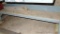 Sturdy wooden work bench with heavy metal legs is 30