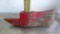 Fireman's axe with fiberglass handle; measures 35