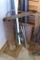Assortment of metal scrap including angle iron, flat stock and more.