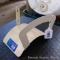 Sturdy metal wall mount hose hanger can be used for air or garden hoses. Measure 9-1/2