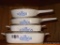Four Blue Cornflower Corning Ware baking dishes up to 8