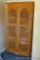 This is upstairs, please bring help to remove. Neat locking wooden wardrobe or cabinet comes with