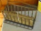 Wrought metal magazine stand is 18