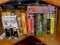 DVDs and VCR tapes including Death Hunt, Hunter's Harvest, the Fall of the Roman Empire, They Call