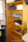 Oak book cabinet with 5 shelves is 41