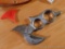 Wyoming Knife with leather sheath is great for gutting and caping large game and can also be used to